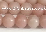 COP1242 15.5 inches 8mm round Chinese pink opal beads