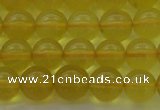 COP1302 15.5 inches 8mm round natural yellow opal gemstone beads