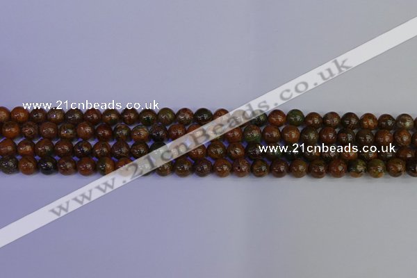 COP1361 15.5 inches 6mm round African green opal beads wholesale