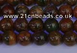 COP1362 15.5 inches 8mm round African green opal beads wholesale