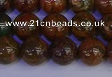 COP1364 15.5 inches 12mm round African green opal beads wholesale