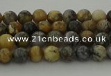COP1380 15.5 inches 4mm round moss opal gemstone beads whholesale