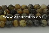 COP1380 15.5 inches 4mm round moss opal gemstone beads whholesale