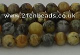 COP1381 15.5 inches 6mm round moss opal gemstone beads whholesale