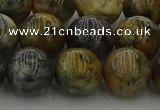 COP1384 15.5 inches 12mm round moss opal gemstone beads whholesale