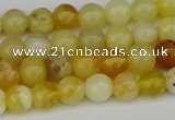 COP1426 15.5 inches 6mm round yellow opal beads wholesale