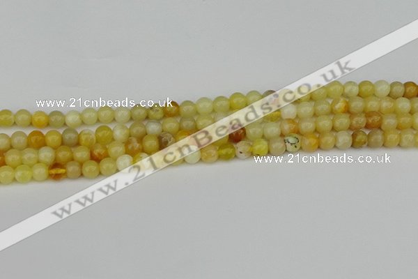 COP1426 15.5 inches 6mm round yellow opal beads wholesale