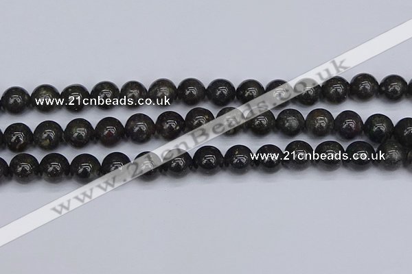 COP1443 15.5 inches 10mm round blue opal gemstone beads