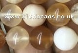 COP1458 15.5 inches 10mm round yellow opal gemstone beads