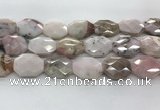 COP1497 22*28mm - 25*32mm faceted octagonal natural pink opal beads