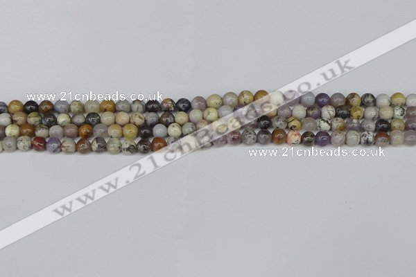 COP1510 15.5 inches 4mm round amethyst sage opal beads wholesale