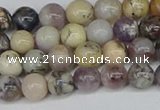 COP1511 15.5 inches 6mm round amethyst sage opal beads wholesale