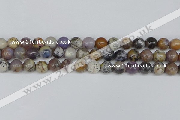 COP1515 15.5 inches 14mm round amethyst sage opal beads wholesale