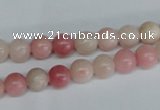 COP152 15.5 inches 8mm round pink opal gemstone beads wholesale