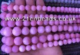 COP1530 15.5 inches 4mm - 14mm round natural pink opal gemstone beads