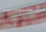 COP156 15.5 inches 4*6mm rondelle pink opal gemstone beads wholesale