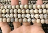 COP1562 15.5 inches 8mm round matte African opal beads