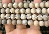 COP1564 15.5 inches 12mm round matte African opal beads