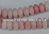 COP160 15.5 inches 6*12mm rondelle pink opal gemstone beads wholesale