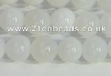 COP1615 15.5 inches 6mm round white opal gemstone beads