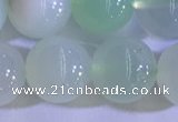 COP1625 15.5 inches 12mm round green opal gemstone beads