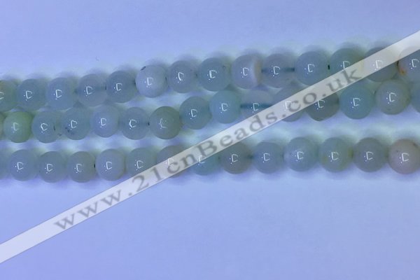 COP1629 15.5 inches 8mm round green opal beads wholesale