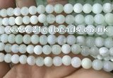 COP1635 15.5 inches 6mm round natural green opal beads