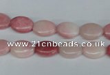 COP165 15.5 inches 10*14mm oval pink opal gemstone beads wholesale