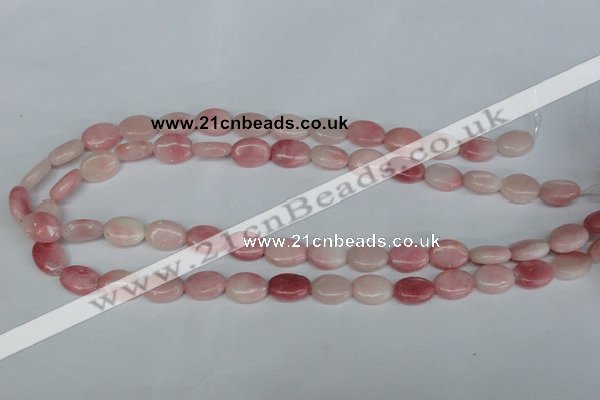 COP165 15.5 inches 10*14mm oval pink opal gemstone beads wholesale