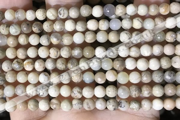 COP1660 15.5 inches 4mm round African opal beads wholesale