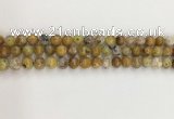 COP1671 15.5 inches 8mm round yellow opal gemstone beads