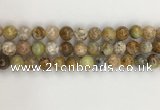 COP1672 15.5 inches 10mm round yellow opal gemstone beads