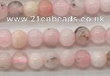 COP1700 15.5 inches 3mm round natural pink opal gemstone beads