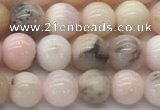 COP1702 15.5 inches 6mm round natural pink opal gemstone beads