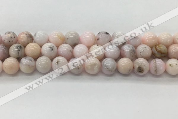 COP1704 15.5 inches 10mm round natural pink opal gemstone beads