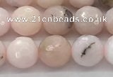 COP1712 15.5 inches 8mm faceted round natural pink opal beads