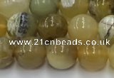 COP1736 15.5 inches 8mm round yellow opal beads wholesale