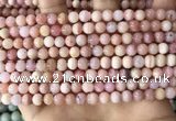 COP1748 15.5 inches 6mm round natural pink opal beads wholesale