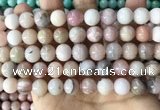 COP1750 15.5 inches 10mm round natural pink opal beads wholesale