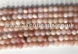 COP1796 15.5 inches 6mm round pink opal gemstone beads