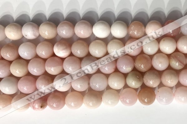 COP1798 15.5 inches 10mm round pink opal gemstone beads