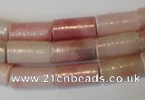 COP180 15.5 inches 8*16mm tube pink opal gemstone beads wholesale