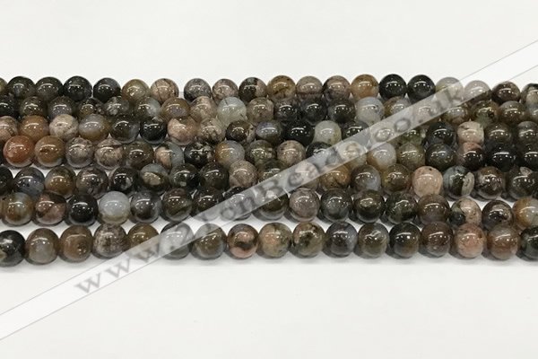 COP1800 15.5 inches 4mm round grey opal beads wholesale