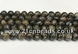 COP1803 15.5 inches 10mm round grey opal beads wholesale