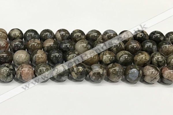 COP1804 15.5 inches 12mm round grey opal beads wholesale