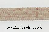 COP1820 15.5 inches 4mm round Chinese pink opal gemstone beads wholesale