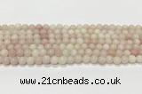 COP1821 15.5 inches 6mm round Chinese pink opal gemstone beads wholesale