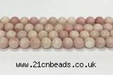 COP1824 15.5 inches 12mm round Chinese pink opal gemstone beads wholesale