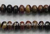 COP201 15.5 inches 6*10mm rondelle natural brown opal gemstone beads