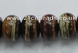 COP205 15.5 inches 12*18mm rondelle natural brown opal gemstone beads